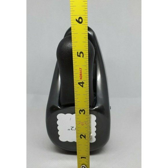 Ek Success Whale Tale Scallop Square Shape Black 1 1/2" Paper Punch Arts Crafts - Picture 2 of 11